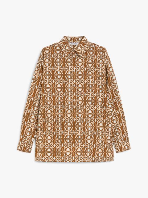 Max Mara GALLURA Printed poplin oversized blouse
