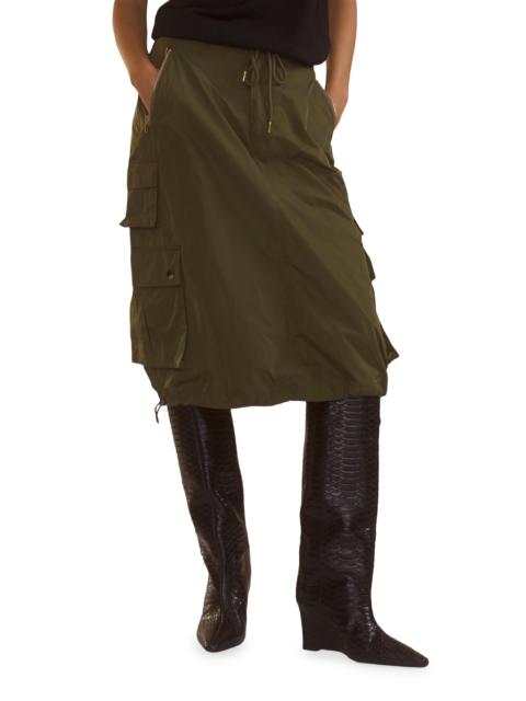 CYNTHIA ROWLEY Women's Cargo Skirt - Dark Green