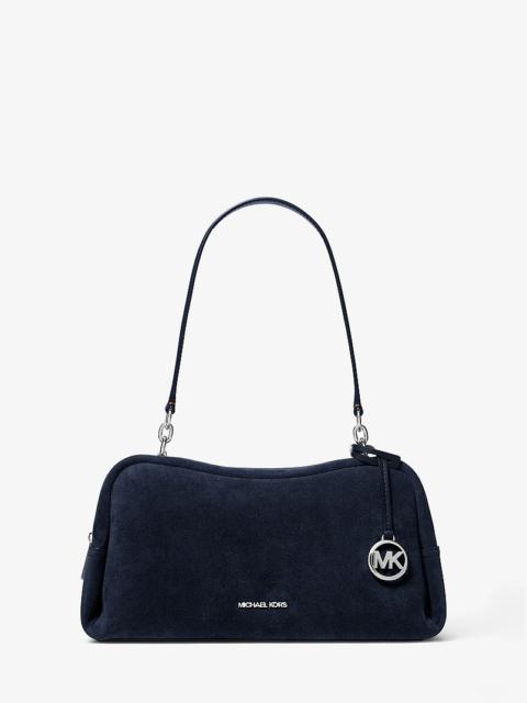 MICHAEL KORS Cecily Medium Suede Shoulder Bag