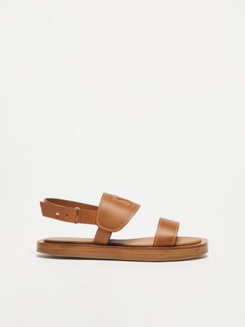 Max Mara DIANA Leather sandals