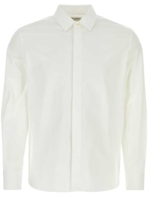 SAINT LAURENT long-sleeve cotton shirt