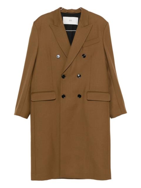 AMI Paris wool double-breasted coat