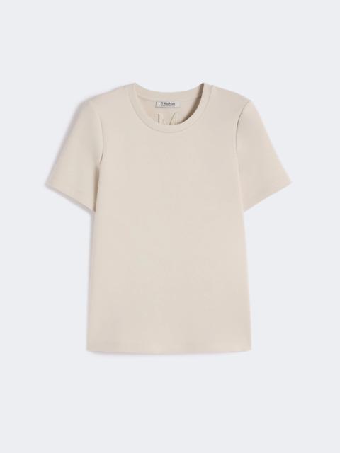 'S Max Mara Scuba jersey T-shirt - BEIGE