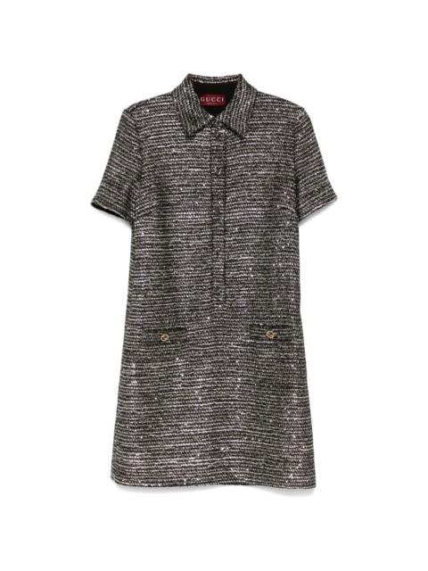 tweed mini dress