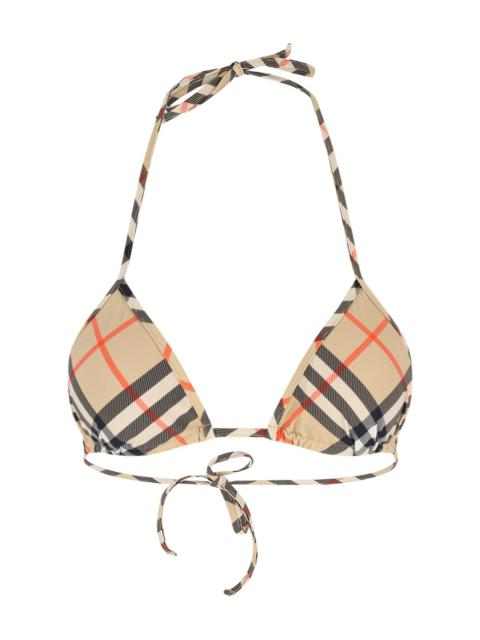 Burberry 'CHECK' SWIMSUIT TOP