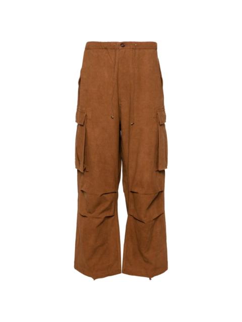Story mfg. organic cotton cargo trousers
