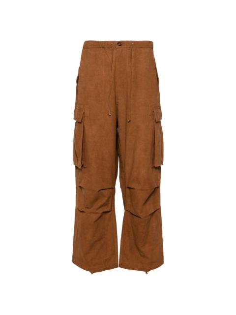 organic cotton cargo trousers