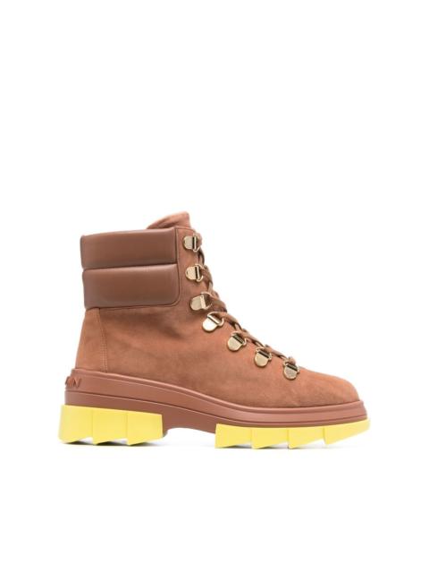 Stuart Weitzman Noho Hiker lace-up boots