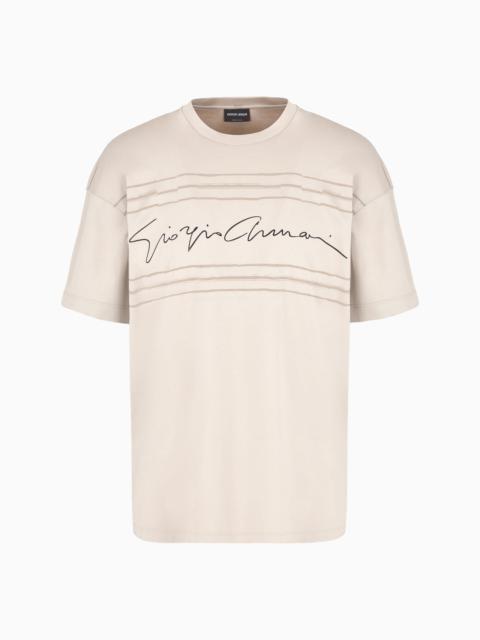 GIORGIO ARMANI ASV organic cotton jersey crew-neck T-shirt