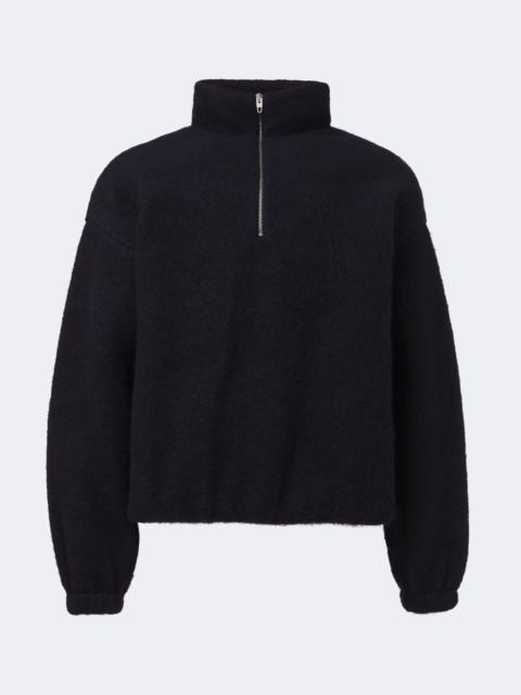 Jil Sander Wool-blend half-zip sweater