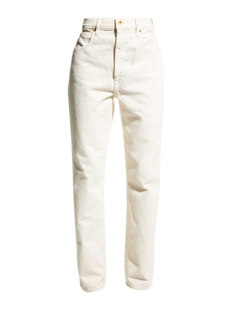 SLVRLAKE London High-Rise Straight-Leg Jeans