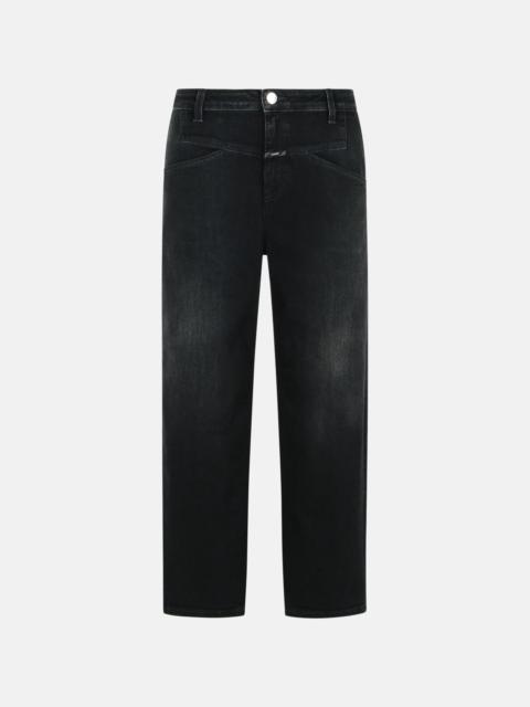 CLOSED 'STOVER-X' BLACK COTTON JEANS