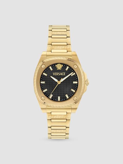 VERSACE Women's Greca Pulse Goldtone Stainless Steel Bracelet Watch/36MM - Yellow Gold