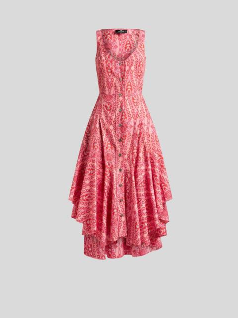 Etro SLEEVELESS DRESS WITH MEDALLION MOTIF