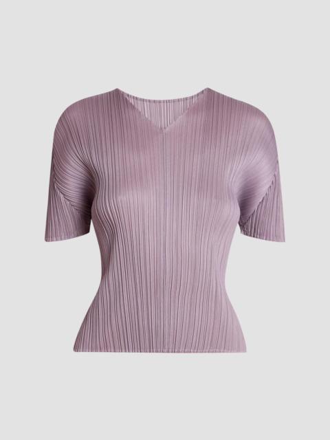 Pleats Please Issey Miyake Women's Monthly Colors: August Top - Grayish Purple