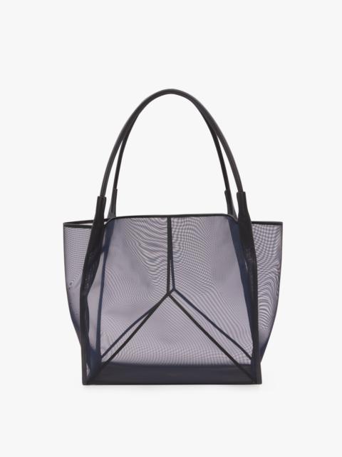 Victoria Beckham Victoria Tote Bag Large In Navy Mesh