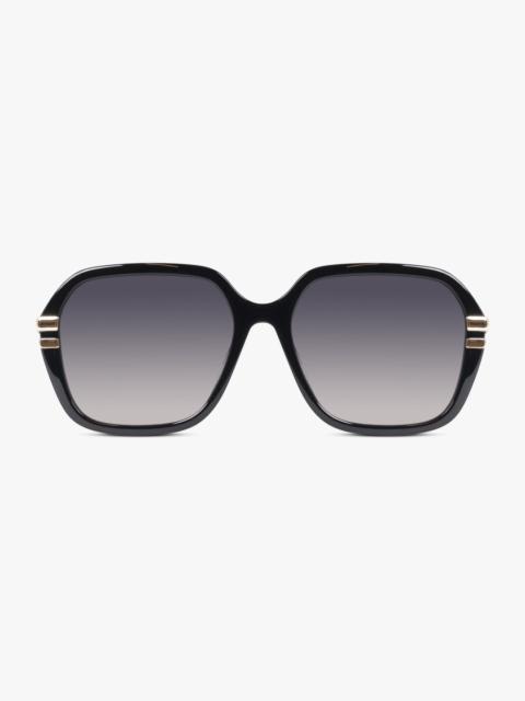 Chloé CH0204S LARGE ROUND SUNGLASSES | BLACK