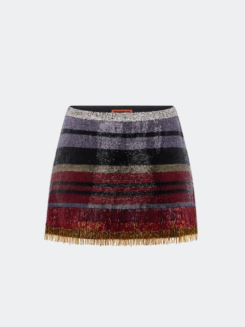 SIMONMILLER Inessa Crystal Beaded Skirt In Jewel Multi