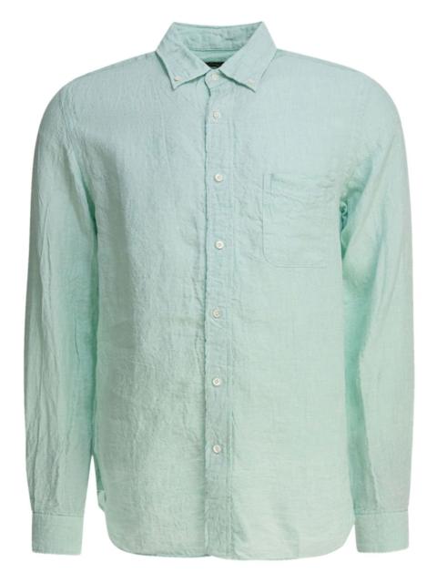 BEAMS PLUS textured linen shirt