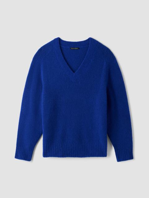EILEEN FISHER Cashmere Silk Bliss V-Neck Top