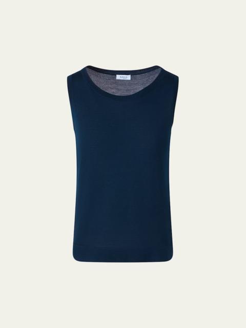 AKRIS Merino Wool Knit Tank Top