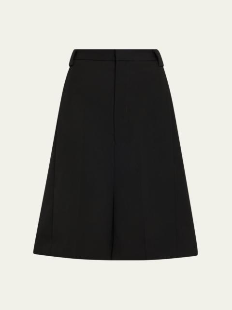 diotima Valentine A-Line Wool Shorts