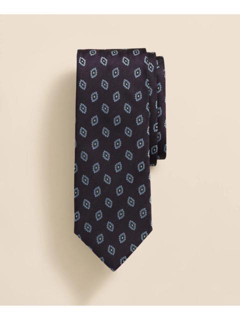 Brooks Brothers Silk Spaced Flower Tie