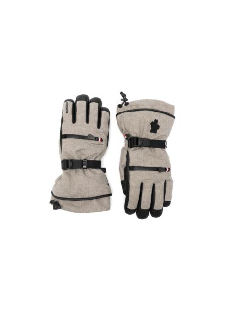 Moncler Grenoble buckle strap gloves