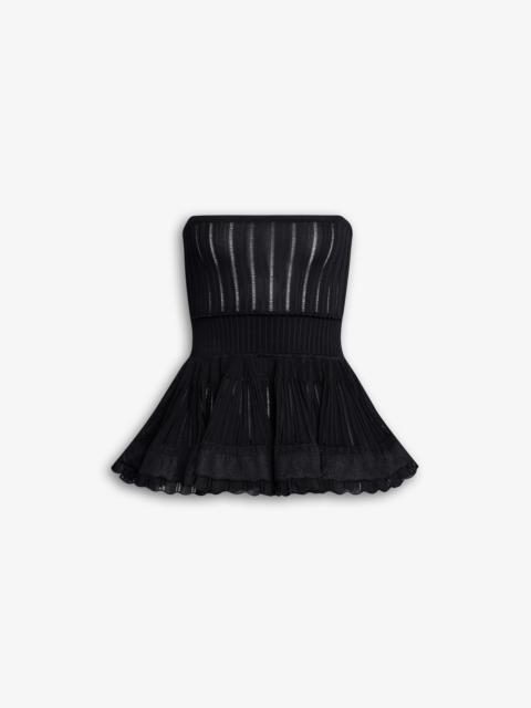 Alaïa SPAGHETTI STRAPS CRINOLINE TOP