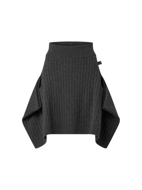 Louis Vuitton Ribbed Slouchy Skirt