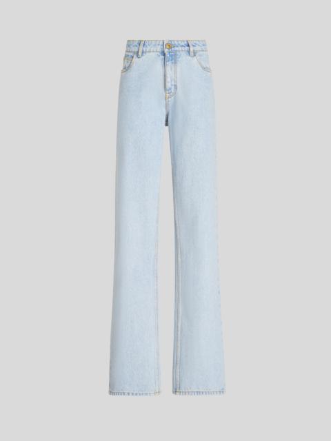 Etro BAGGY JEANS WITH EMBROIDERY