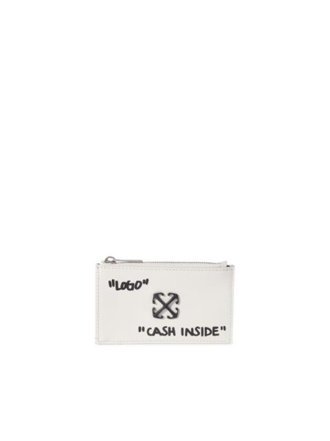 Off-White Jitney Quote card holder
