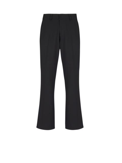Balmain Flared trousers in double crepe