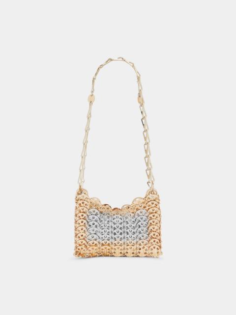 Paco Rabanne ICONIC GOLD AND SILVER NANO 1969 BAG
