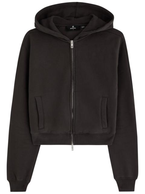 REPRESENT Represent Owners Club Cropped Hooded Cotton Sweatshirt