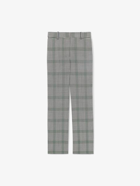 M.M.LaFleur Smith Straight Trouser - Check Plaid Sharkskin