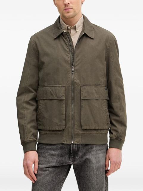 GUESS USA flap-pocket zip-up jacket