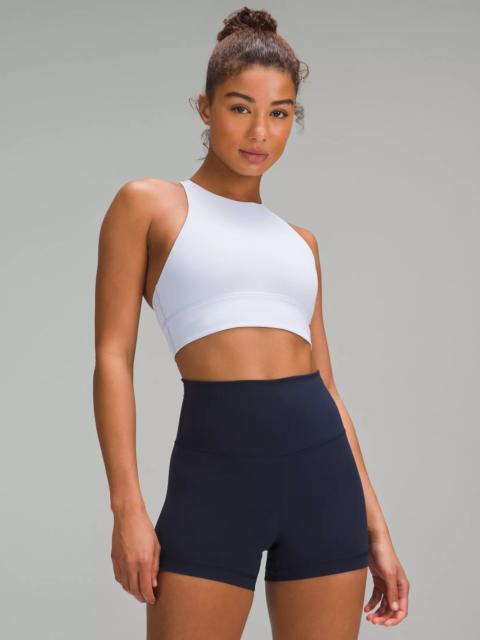 lululemon lululemon Energy High-Neck Longline Bra Medium Support, B-D Cups *Tough