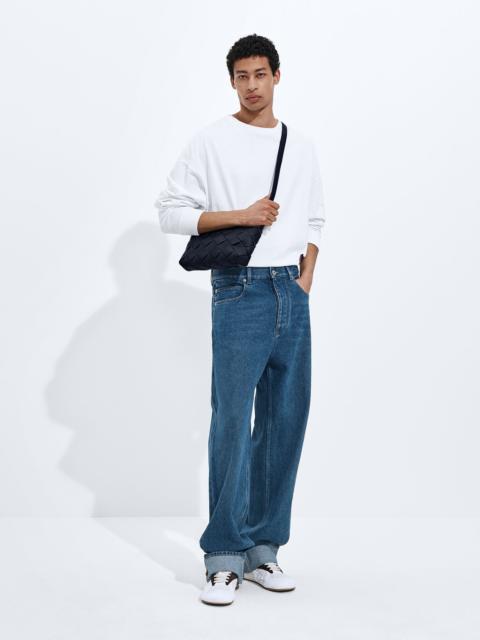 Bottega Veneta Medium Indigo Turned-Up Jeans