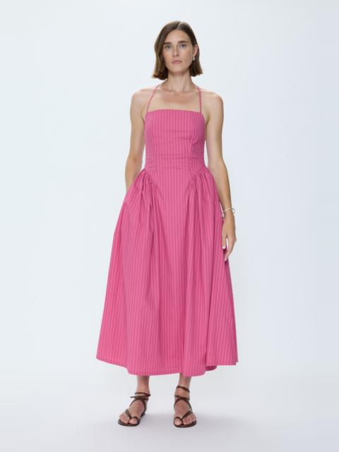 PISTOLA SADEE OPEN BACK DRESS - MAGENTA STRIPE