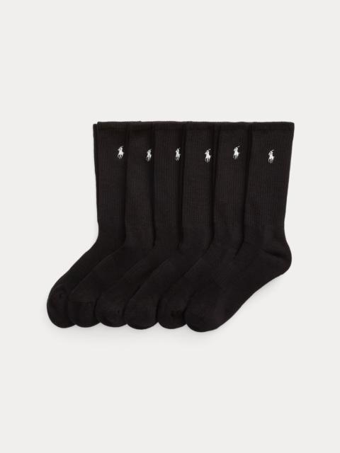 Polo Ralph Lauren Cotton-Blend Crew Sock 6-Pack