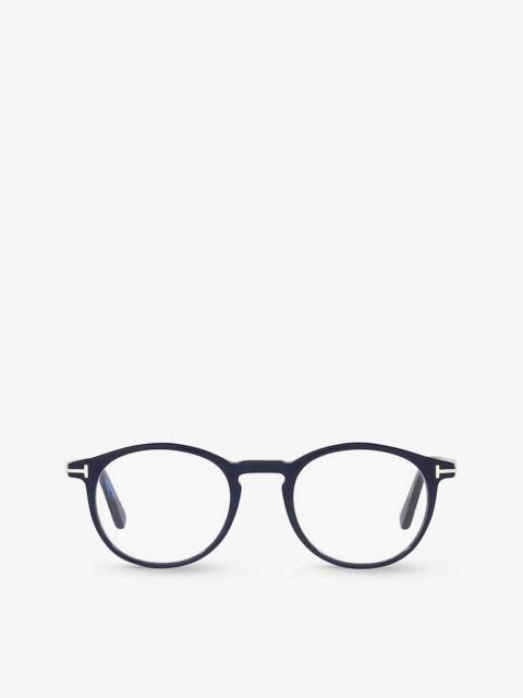 TR000557 FT5294 round-frame acetate optical glasses