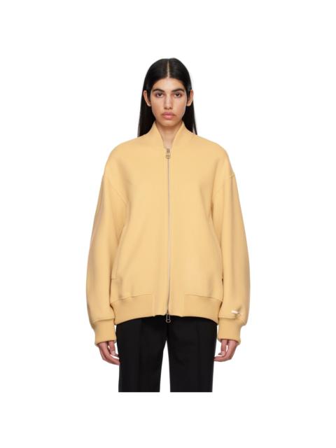 Sportmax Yellow Double-Faced Bomber Jacket