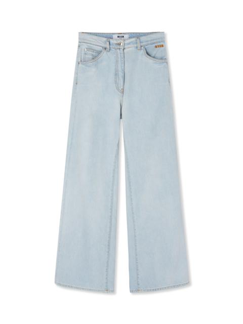 MSGM Light denim pants with 5 pockets