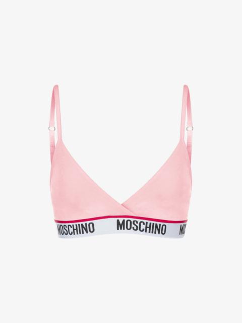 Moschino BAND LOGO TRIANGLE BRA