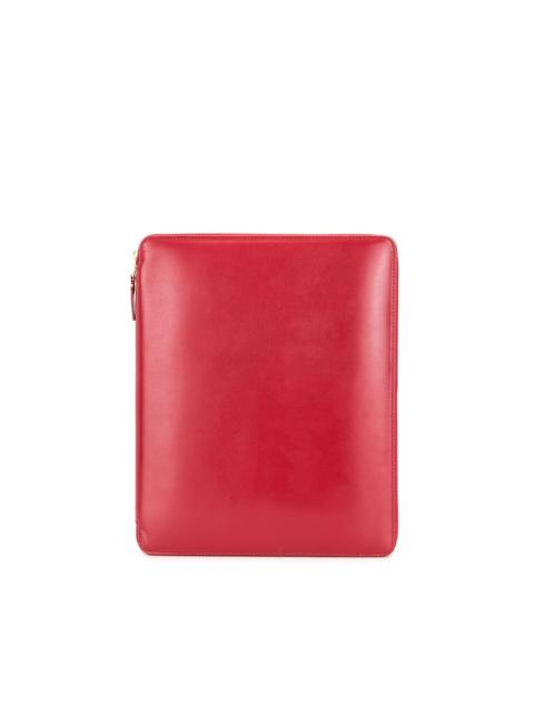 Comme Des Garçons zip-up leather wallet