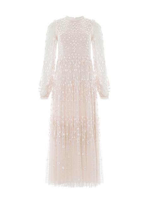 Needle & Thread Clover Long Sleeve Ankle Gown