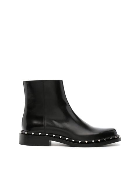 M-Way Rockstud leather boots