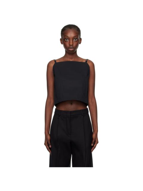 Sportmax Black Carmine Tank Top