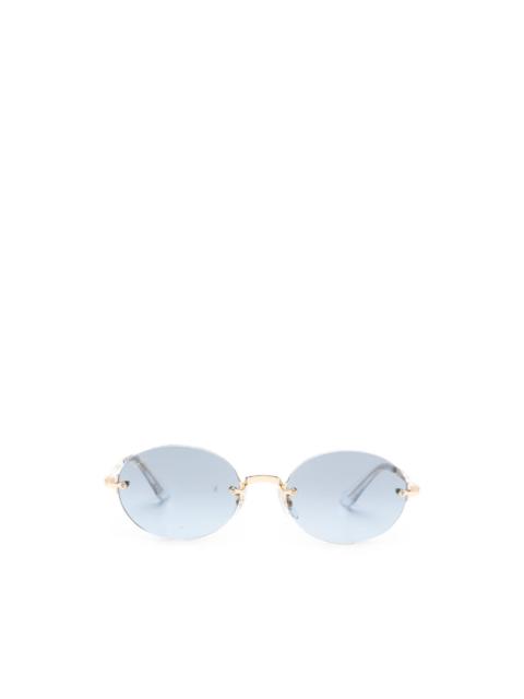 Ray-Ban x A$AP Rocky oval-frame sunglasses